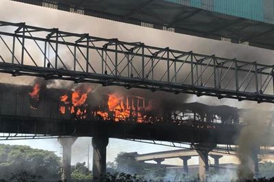 Richards Bay port on fire, second time in 2 weeks