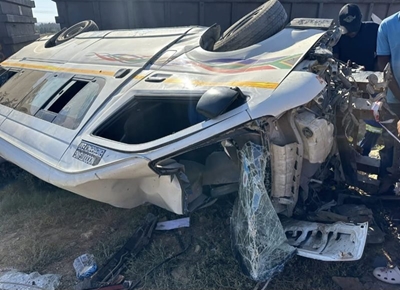 Learner (15) and taxi driver die in taxi, train collision 