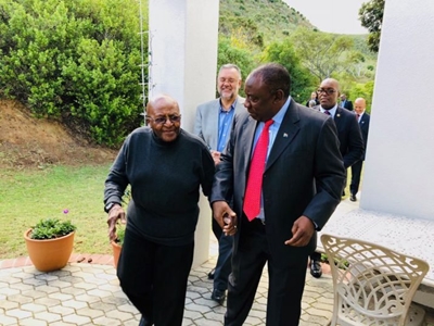 We will correct past wrongs, Cyril promises Tutu