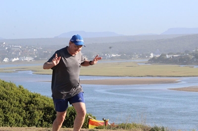 Gary Butler behaal Parkrun mylpaal