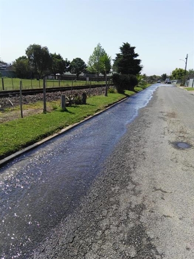 Darlingstraat kry sy eie rivier