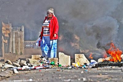 Damage caused by protests