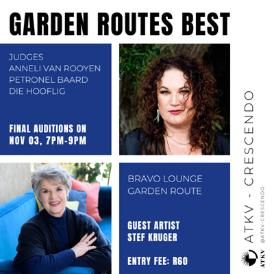 ATKV-Crescendo Tuinroete Finaal by die Bravo Lounge