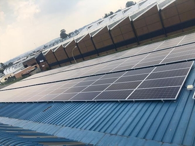 Sun-power for Hyundai's Parts Distribution Centre in Germiston