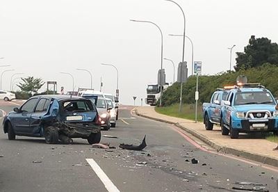 Botsings in spitsverkeer