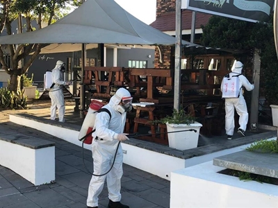 Covid-19 disinfection within the region continues