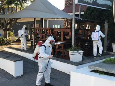Covid-19 disinfection within the region continues