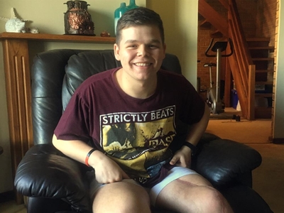 'Ek bly positief en vat dit'