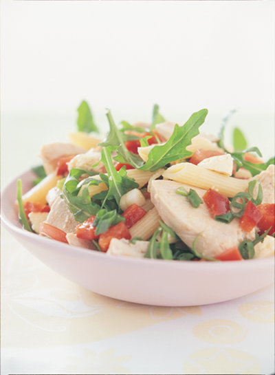 Chicken and tomato salad
