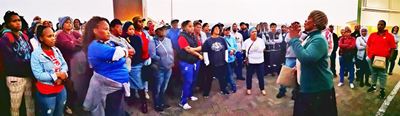 Workers up in arms