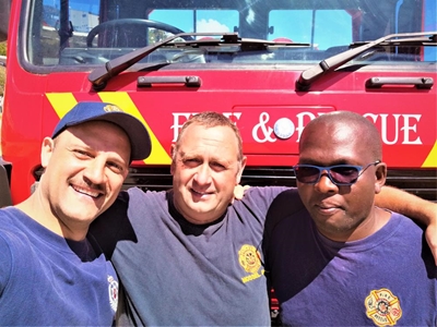 Brandweer groet 'n legende