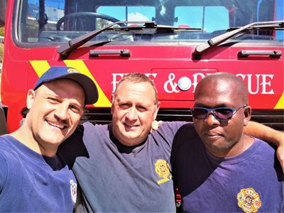 Brandweer groet 'n legende