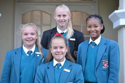 Vier CHS-leerders in OP-span
