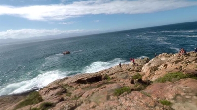 Daring sea rescue after hiker suffers injury