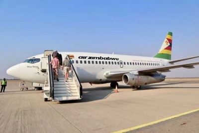 Zim plane catches fire over OR Tambo Airport