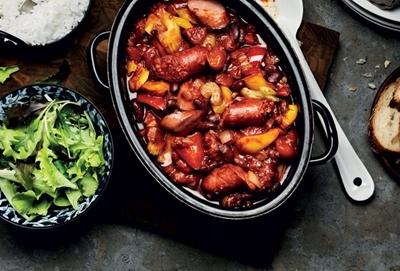 Hearty sausage and bean stew