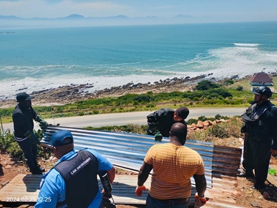 Just over 40 illegal structures removed recently