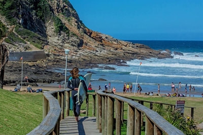 World-class surfing to be seen at Vic Bay