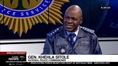 Police didn’t have capacity to deal with July unrest, Khehla Sitole tells SAHRC hearing