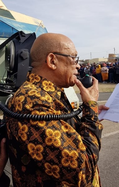 Mayor addresses protesters