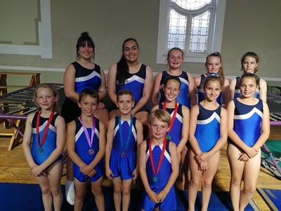 Gimnaste neem deel aan SA's