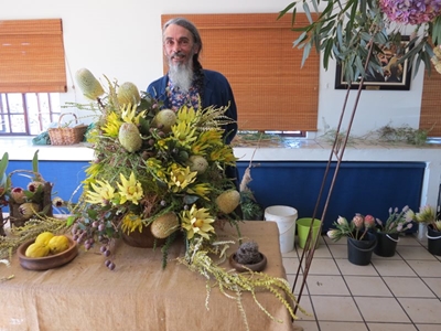 Diederik Geldenhuys die blomkunstenaar