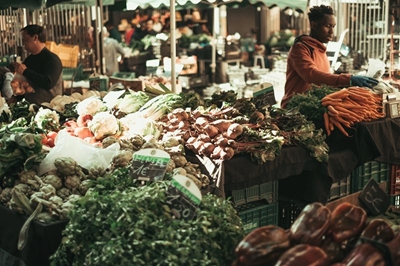Farmer's market starting at Goods Shed