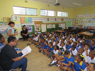 George celebrates World Read Aloud Day