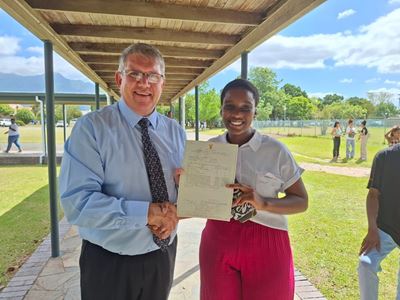 Excitement as matrics receive results