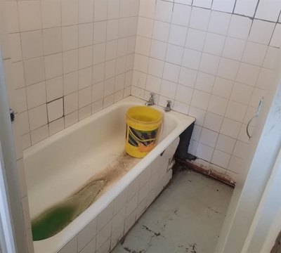 Appalling conditions at hostel