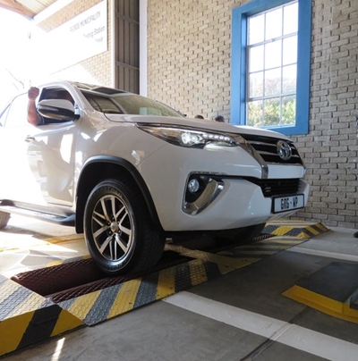 Vehicle test station reopened