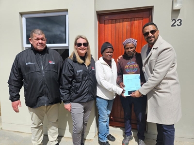 Title deeds and houses for new owners in George and Great Brak River.
