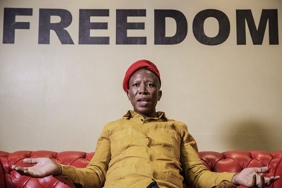Malema says whites are too poor to run away from land seizures