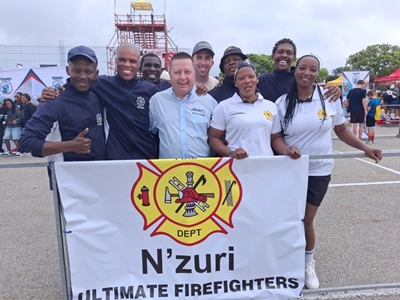 N’zuri teams from Gauteng take top honours at Toughest Firefighter Alive SA