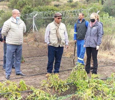 Minister visits Great Brak Secondary school
