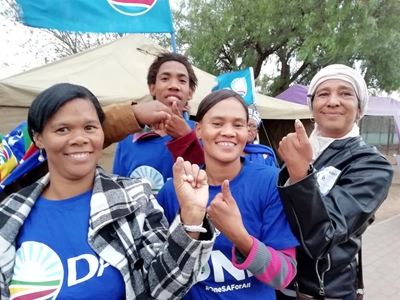DA 50% ANC 33% sê Oudtshoorn