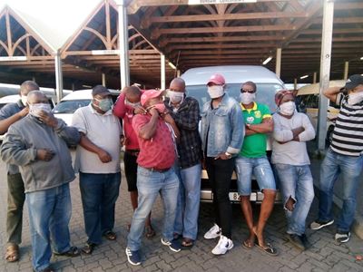 Masked crusaders help out