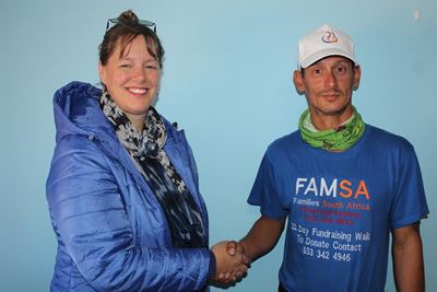 Kilometers op pad vir Famsa