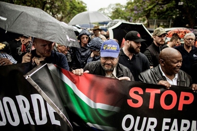 White farmers ‘under attack’, says Sky News