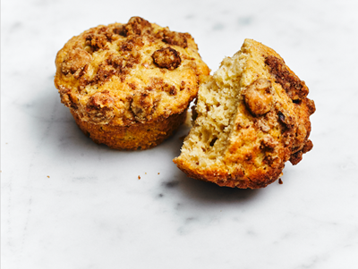 Apple crumble muffins