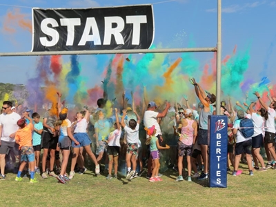 Bertie Barnard se "colour run."