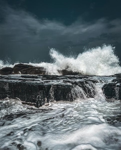 Warning for damaging winds and waves as well as storm surge