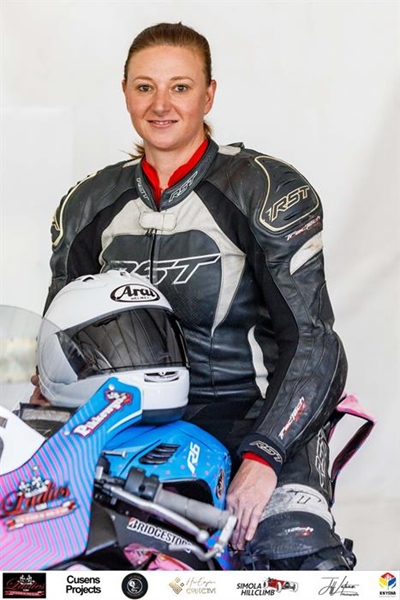 Landi Sinden shoots the hill for charity ladies Team racing to make a difference with KET