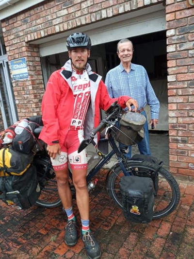 Georgian hospitality for Swedish cyclist