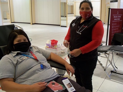 Donate blood while on holiday