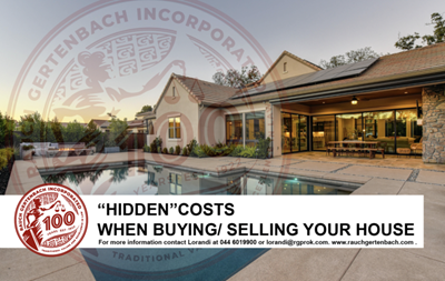 “Hidden” costs when buying/selling your house: