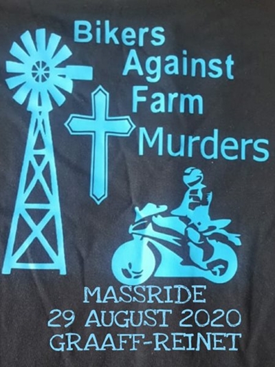 'Bikers' beplan massa-rit teen plaasmoorde 