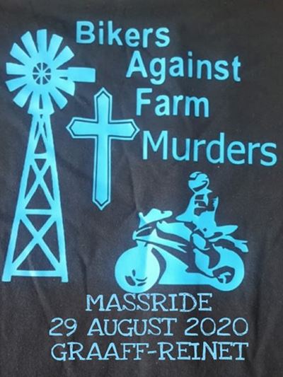 'Bikers' beplan massa-rit teen plaasmoorde 