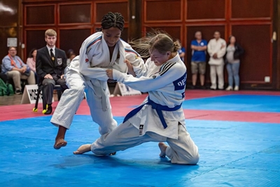 George judoka on their way to Japan