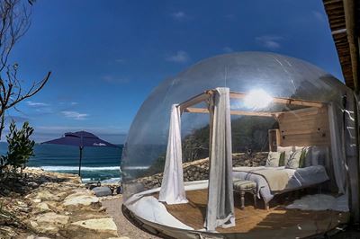A dreamlike experience like no other in Seeplaas’s bubble tent
